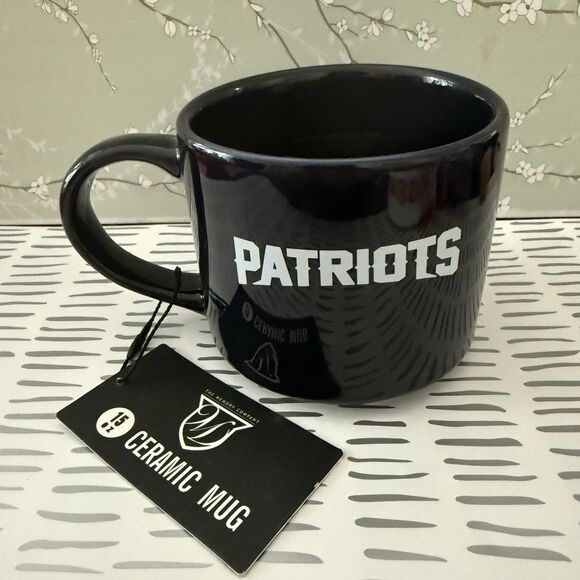 NFL New England Patriots Coffee Mug Cup Licensed Memory Co Football Inside NEW - Picture 1 of 5